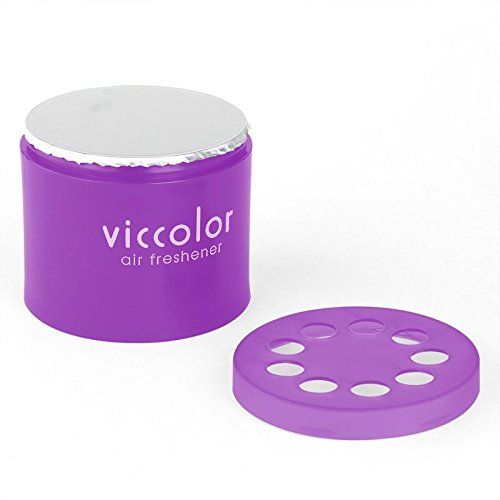 2x Round Can Style 2.5" Diameter, 2.128" Height Sexy Air Scent VicColor Air Freshener Odor Smell Eliminator Deodorize For Interior Indoor Car Vehicle Bathroom Restroom Home Office Universal