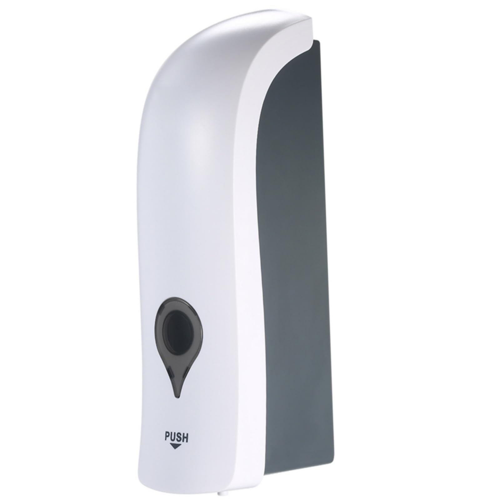 Chuangdian Wall Mounted Soap Dispenser 300ml Manual Shower Gel Dispenser Shampoo Sanitizer for Hotel Office Home Health Care, White?