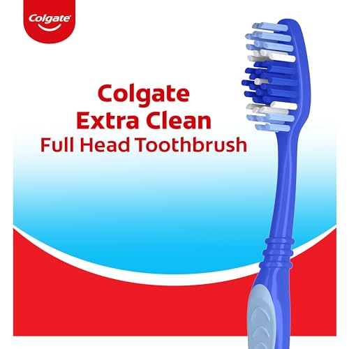 Colgate Extra Clean Toothbrush, Medium Bulk Toothbrush Pack, Adult