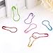 Biubee 1000 Pcs 20 Colors Bulb Gourd Pins- Metal Calabash Safety Pins Pear Shaped Pins for Knitting Stitch Markers, Sewing Clothing DIY Craft Making
