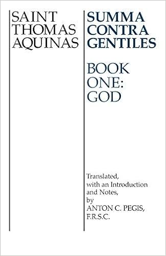 Summa Contra Gentiles Book One God New Edition By Thomas Aquinas Published By University Of Notre Dame Press 1991 Amazon Com Books