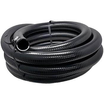 Sealproof Flexible PVC Pipe, Pond Hose, Pool and Spa Tubing, Black, Schedule 40, 2 Inch Dia, 25 FT Length, Made in USA