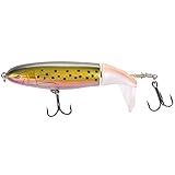 SODIAL Whopper Popper Topwater Fishing Lure 13g 9cm Artificial Bait Hard Fishing Plopper Hook Soft Rotating Tail Fishing Tackle 2#
