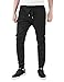 ITALY MORN Men's Chino Jogger Sweatpants Casual Pants S Black