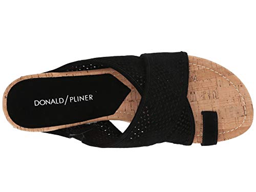 donald pliner gala suede wedge sandal