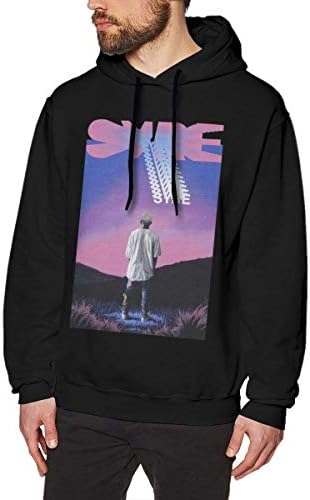 Syre Jaden Smith Mens Long Sleeve Sweatshirts Man Hoodies Black