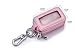 Key Case BaouBow Car Key Holder Genuine Leather Zipper Key Chain Wallet With Double Deck For Men Women(Pink)