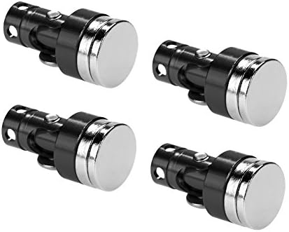 4pcs Invisible Magnetic Body Post Mount for 1/10 AXIAL SCX10 4WD RC Car Remote Control Parts - Black