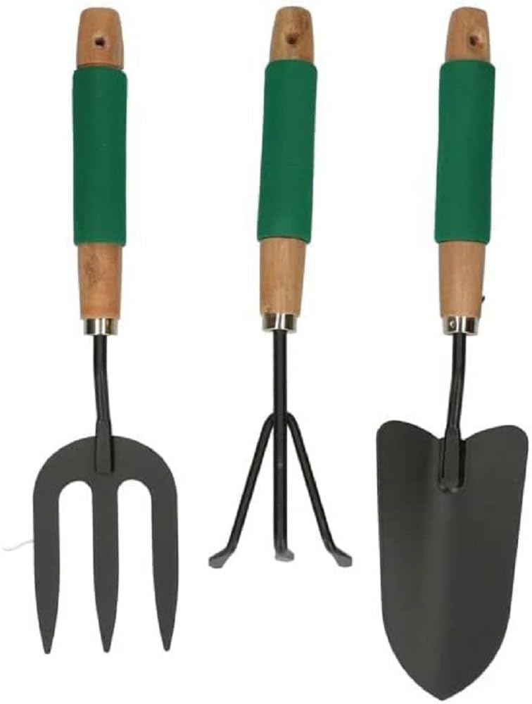 Edco Heavy Duty Lightweight Steel Garden Tool Set of 3
