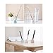 HanYan HUS 4 Piece Mini Ceramics Toothbrush Holders Tooth Brush Stand for Bathroom Countertops (4 Colour)¡­