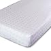 Universal Fit Crib Sheets - 100% Natural Soft Jersey Knit Cotton for Standard Crib and Toddler Mattress - 2 Pack (Pink Polka Dot, Chevron) by Ziggy Baby