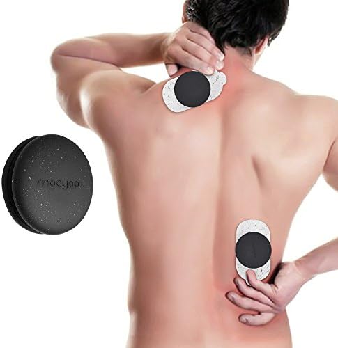 MOOYEE Tens Machine Muscle Stimulator Pain Relief Massager for Neck/Shoulder/ Back/Mini Portable Smartphone APP Control,Loving Gift For Men and Women