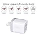 Dual Port Wall Charger, Kakaly 3 Pack 2.1A/5V USB Travel Home Charger Power Adapter Plug for iPhone 7 Plus, SE 6s Plus, iPad Air, Samsung Galaxy S7/S6 Edge, Note, Android, HTC, Google Nexus, Nokia