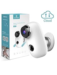 HeimVision HMD2 Wireless Rechargeable Battery-Powered Security Camera, 2-Way Audio, Night Vision, Waterproof Indoor Outdoor Security Cameras with Cloud Service and MicroSD Card Storage