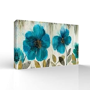 Wall26-Canvas Wall Art-Vintage Flower-Giclee Painting Wall Art for Bedroom Living Room Home Decoration - 12x18 inches