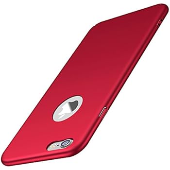 Anccer iPhone 6S Case, iPhone 6 Case [Colorful U Series] [Ultra-Thin] [Anti-Drop] Premium Material Slim Full Protection Cover (Red)