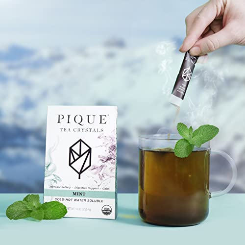 Pique Organic Mint Tea Crystals Naturally CaffeineFree Herbal Tea