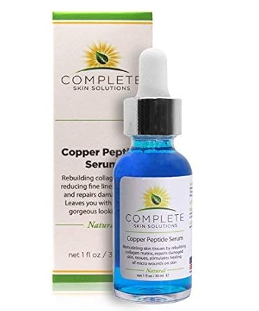 clear skincare copper peptide serum