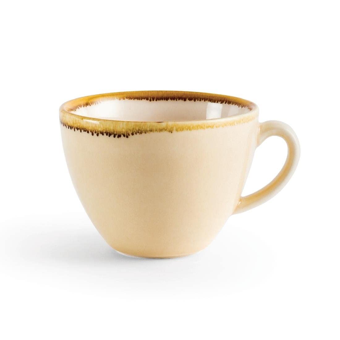 Olympia Kiln Cappuccino Cup - Sandstone - Porcelain - 230 ml 8 Oz - 6 pc