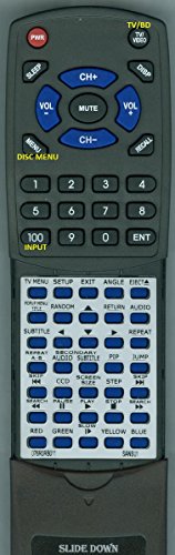 SANSUI Replacement Remote Control for FHDBDP3209, FHDBDP3209A, 076R0RZ011, 076R0RB011