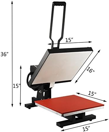 Happybuy Heat Press 16x20 Inch (16x20 Inch Slide Tray)