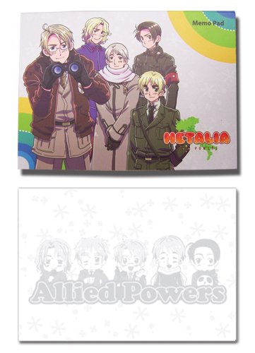 Hetalia Axis Powers Allied Force Memo Pad Ge Animation