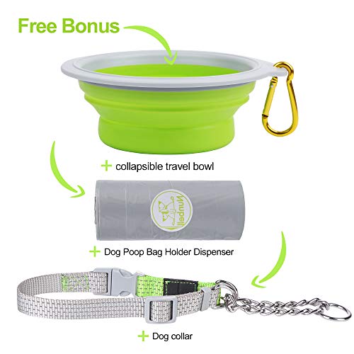 Nunbell Retractable Dog Leash,Heavy Duty 16ft Retracting Pet Leash with