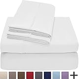 Ivy Union Premium Ultra-Soft Microfiber Sheet Set Twin Extra Long, Twin XL (White)