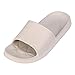 WILLIAM&KATE Spring Summer Unisex Household Slipper Casual Anti-Slip Bathroom Slippers Soft Lightweight Sandal Indoor&Outdoor Couple Slippers,Khaki,9-9.5D US/43-44