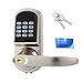 Digital Door Lock, Unlock with M1 Card, Code and Key, Security High-sensitivity High-Recognition Rate Electronic Keypad Door Lock