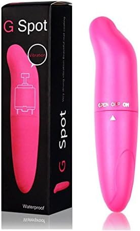 Siavicky Mini Lipstick Portable Massager Waterproof Electric Wireless Bullet Massager Powder Wand Massagers (Pink dolphin)