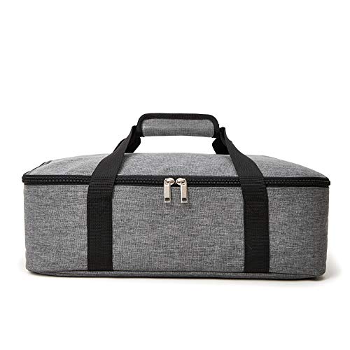 Insulated Casserole Dish Carrier Bag Food Carriers for Hot or Cold Travel Potluck Parties