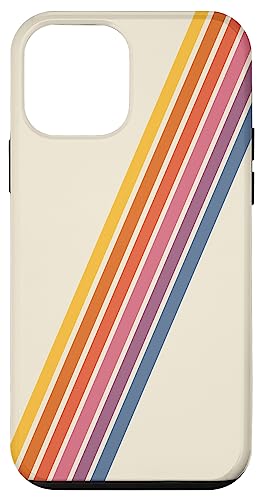 Vintage Rainbow 70s Style Retro Summer Stripes Retro Vibes Case for iPhone 12 m…