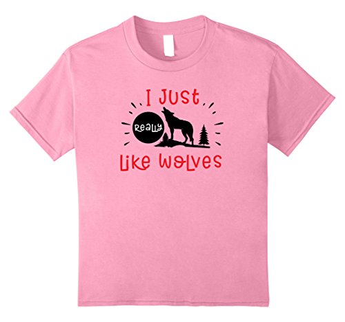 I Just Really Like Wolves Shirt Wolf Costume BB1