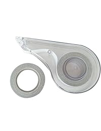 Moda cuerpo de doble cara cinta para ropa vestido de novia boda, cinta adhesiva de lencería con dispensador, color blanco, talla única