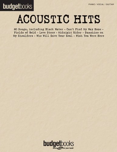 Acoustic Hits: Budget Books (Hal Leonard Budget Books)