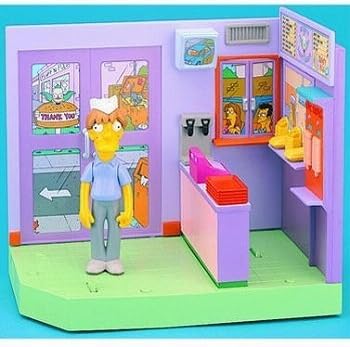 Simpsons / class tea burger with pin pulley face Teen 5 inches Action Figure Box Set