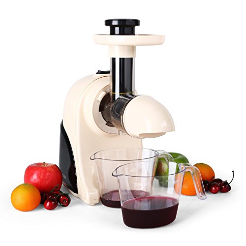 Klarstein Fruitpresso Moreno - Centrifugeuse Slow Juicer - Séparation du jus et...