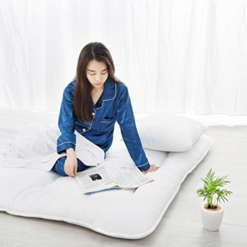 Luxton Home Japanese Shiki Futon with Sheet Foldable Mattress for