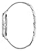 GUESS Women's Dressy Watch with White Dial, Crystal-Accented Bezel and Mesh G-Link Band