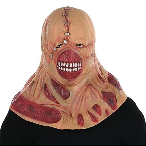 WXFC Halloween mask, zombie mask, horror scary dance party funny adult funny mask