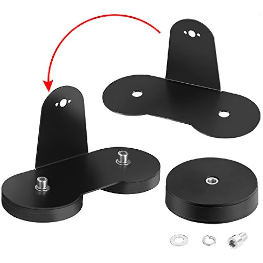 Base LED Light Bar Mounting Brackets, Windshield Powerful