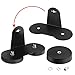 Magnetic Base Light Bar Mounting Brackets, AKD Part 2PCS Powerful LED Light Magnetic Sucker Holder Universal Side-Mounted Brackets Kit for Straight Curved Light Bar on Hood Roof