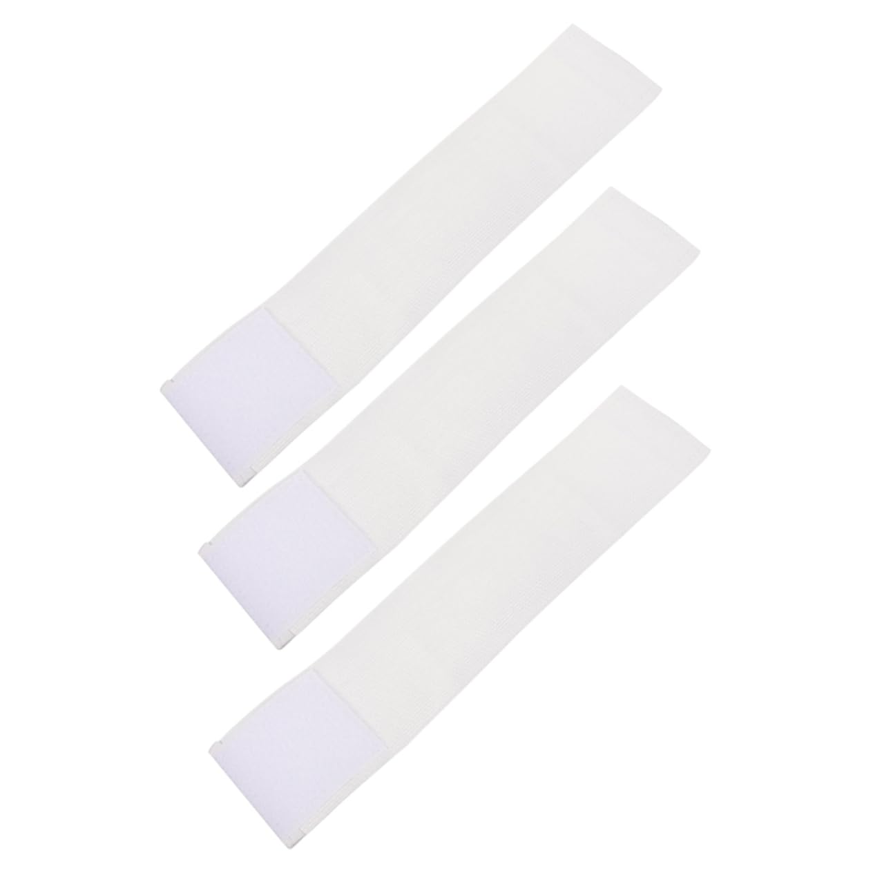 Milisten 3pcs White Blank Armbands Durable Nylon Sports Armbands for Soccer Football Rugby Multipurpose Team Activities Convenient and Portable Design