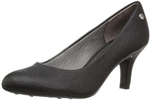 LifeStride Women's Parigi Dress Pump, Black Precious, 6 W US