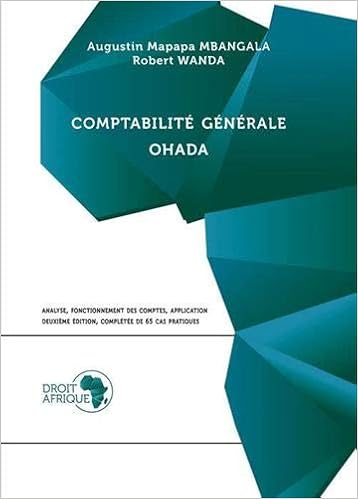 Ohada Comptabilite Generale 2e Edition French Edition Mbangala Mapapa 9782353081240 Amazon Com Books