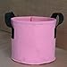 kingleder 5-Pack 1 Gallon Fabric Pots, Heavy Duty Nonwoven Fabric Planting Grow Bags Bulk, Indoor Flower Pots with Handles(Green/Black/Blue/Pink/Light Brown)thumb 1
