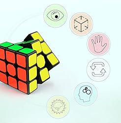AMAZA 3x3 Speed Cube QiYi Toys 3x3x3 Magic Speed