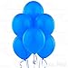 AFTERLOON® Biodegradable Balloons 24 pcs Blue 12 Inch, Matte Color Thickened Extra Strong Latex Helium Float, Multicolor Colorful Bulk Color ballon baloon Globos Para Decoration De Fiestas Kids