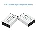 Powerextra 2 Pack Replacement LP-E17 Battery and Charger Compatible with EOS Rebel T6i, Rebel T6s, Rebel T7i, 750D, 760D, 8000D, Kiss X8i, 800D, 77D, 200D, EOS SL2 Camera- Upgraded